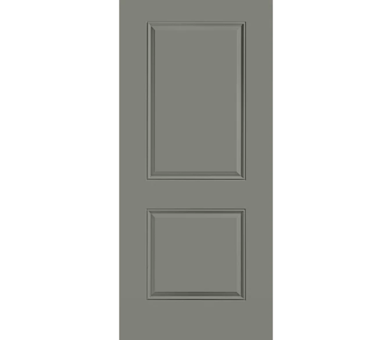 Lexington 2 Panel Square Steel Entry Door