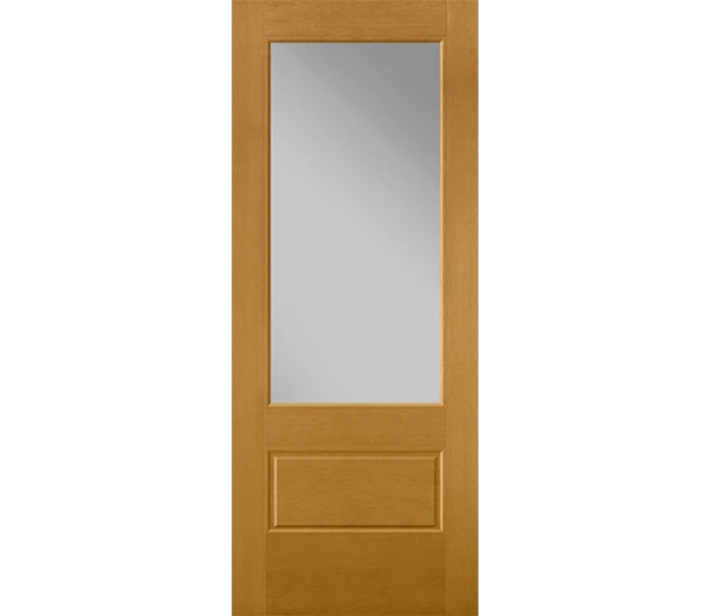 Lexington 3 Quaters Light Fiberglass Entry Door