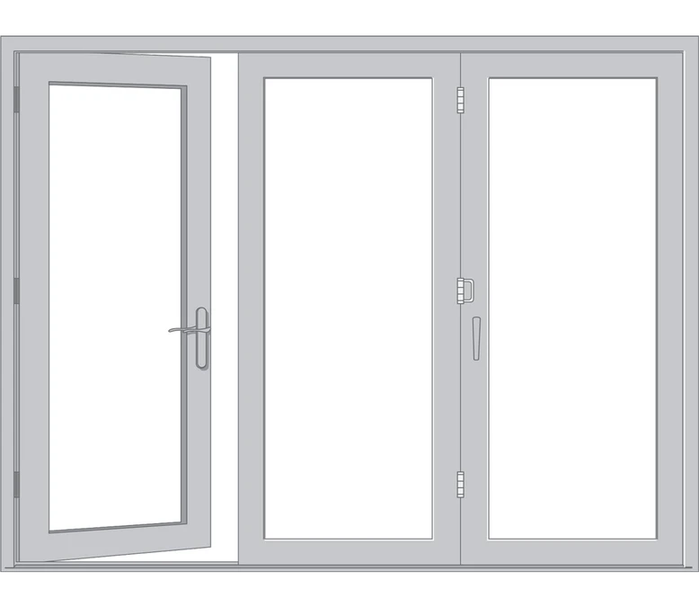 Lexington Pella Architect Reserve Series Contemporary Bifold Patio Door