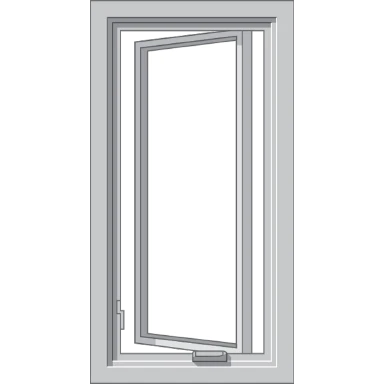 Lexington Pella Hurricane Shield Series Vinyl Casement Window