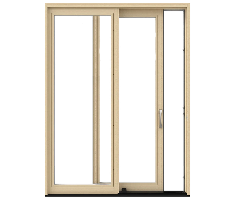 Lexington Pella Lifestyle Series Wood Sliding Patio Doors