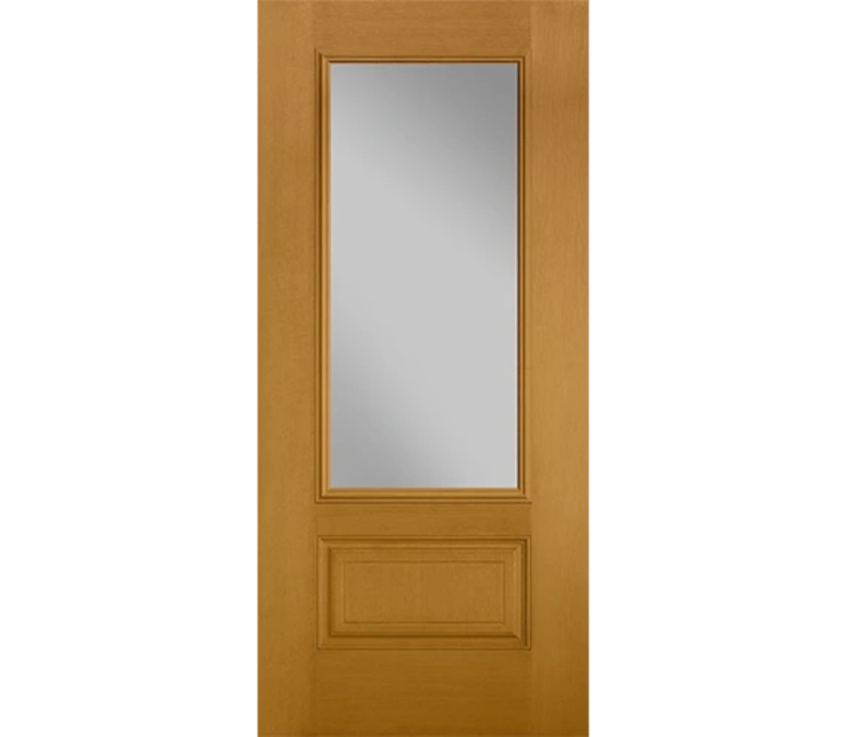 Lexington Three Quaters light Fiberglass Entry Door